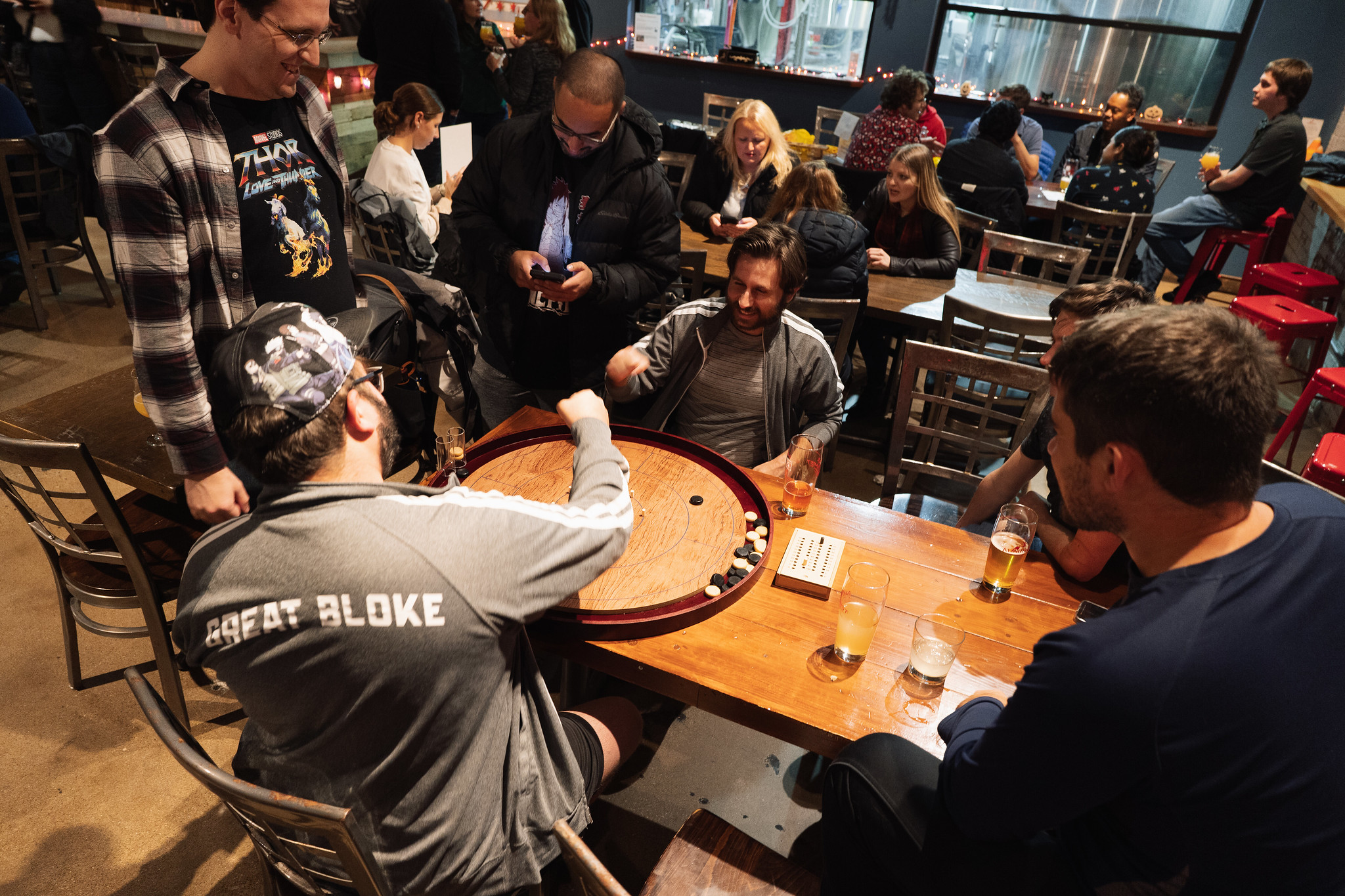 More people playing crokinole